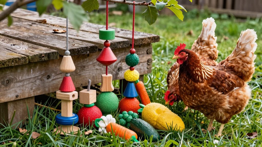 preventing boredom pecking behavior