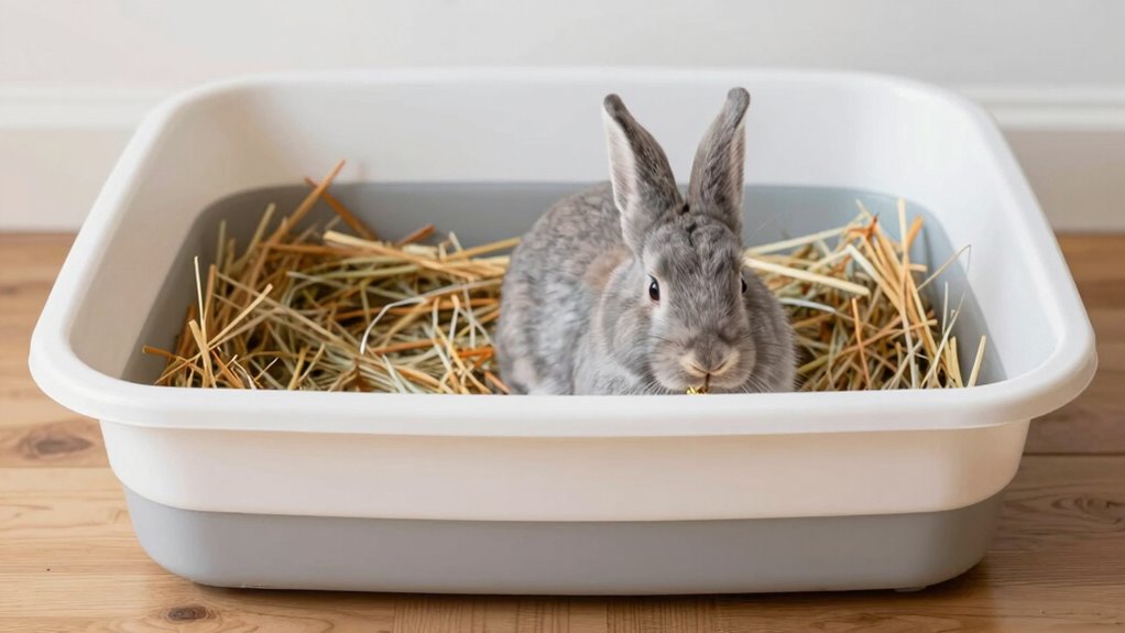 proper rabbit litter box size