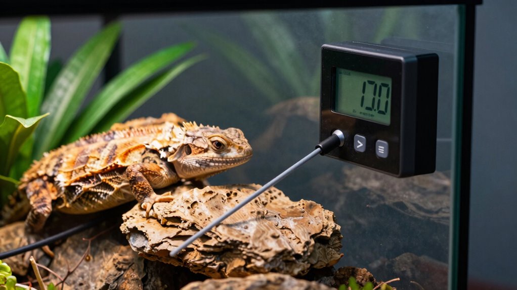 proper reptile temperature monitoring