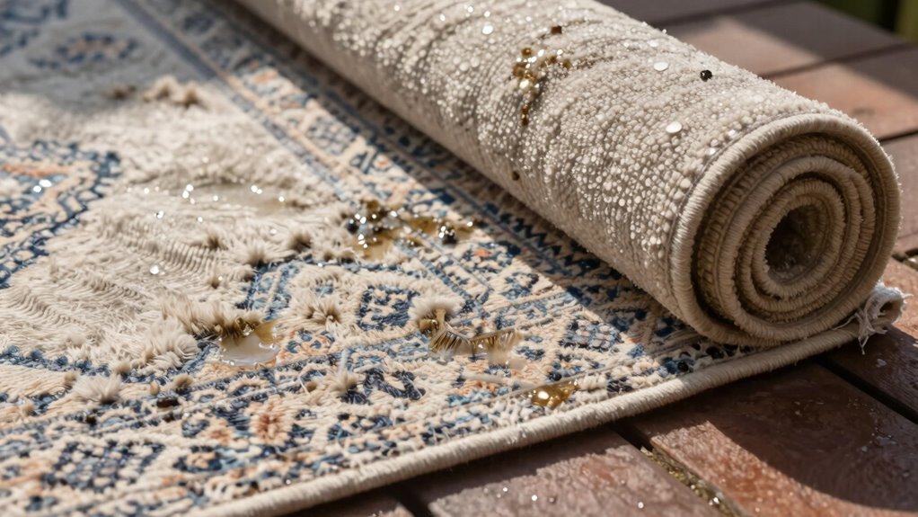 proper rug drying techniques