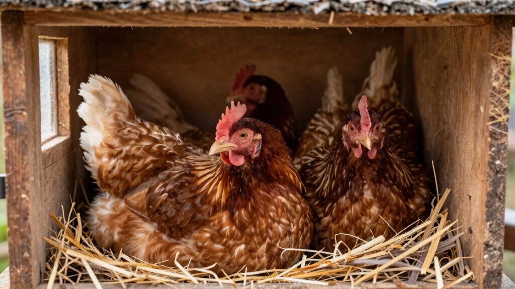 quiet undisturbed nesting area