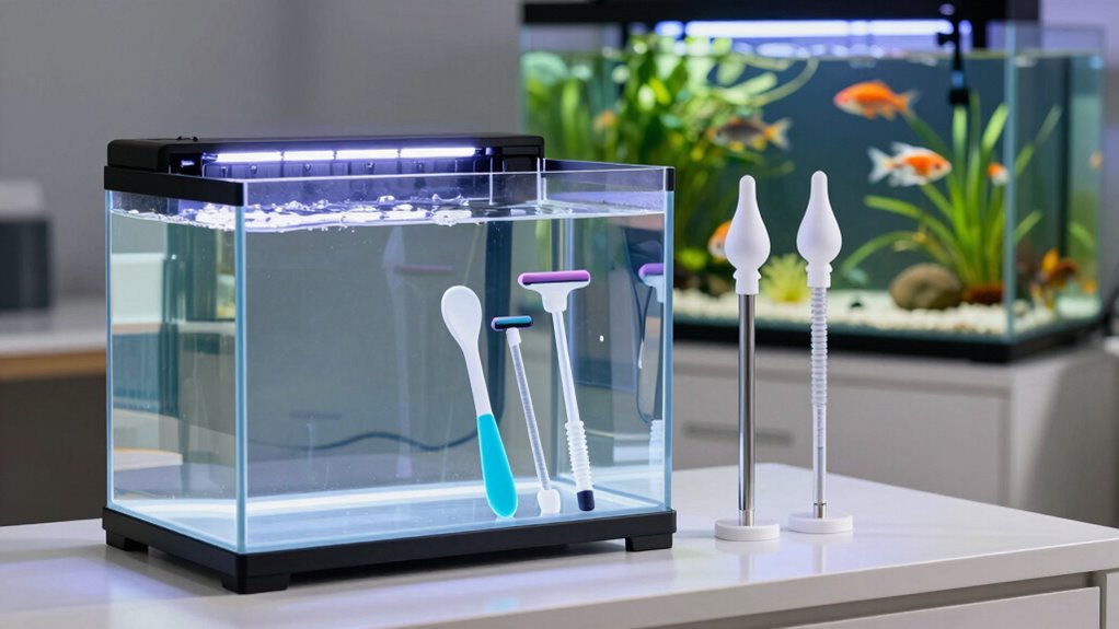 regular aquarium maintenance routine