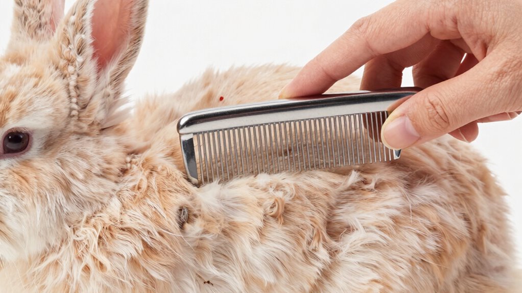 regular gentle grooming routine