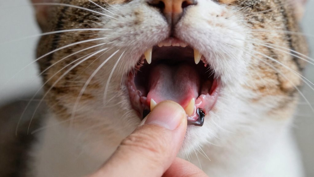 safe at home feline oral exam