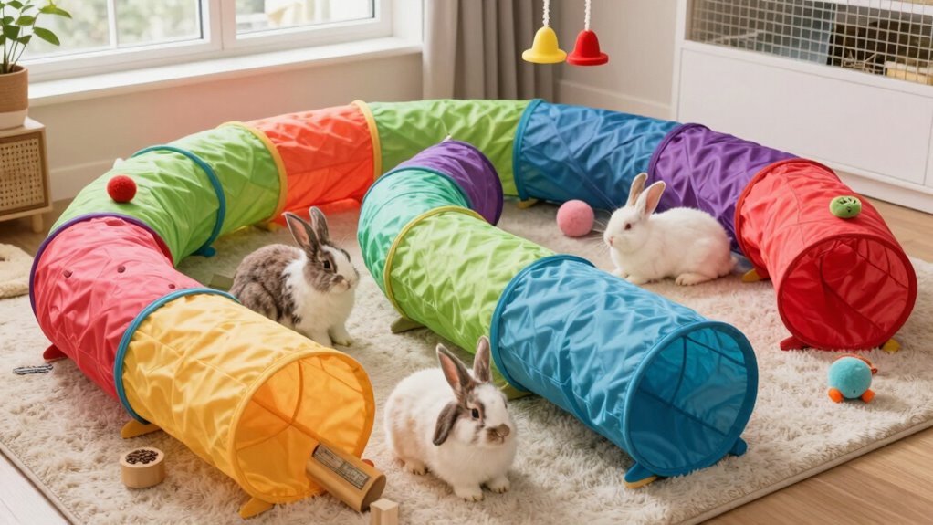 safe durable rabbit tunnels