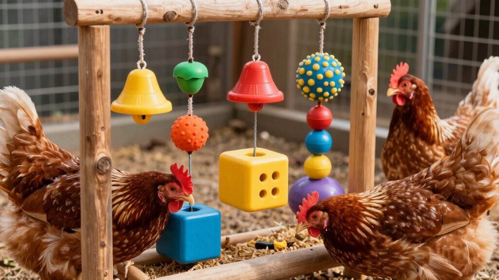 safe engaging chicken toys