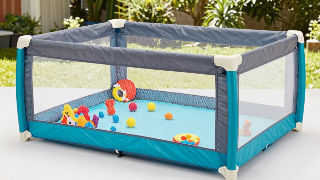 safe spacious waterproof play area