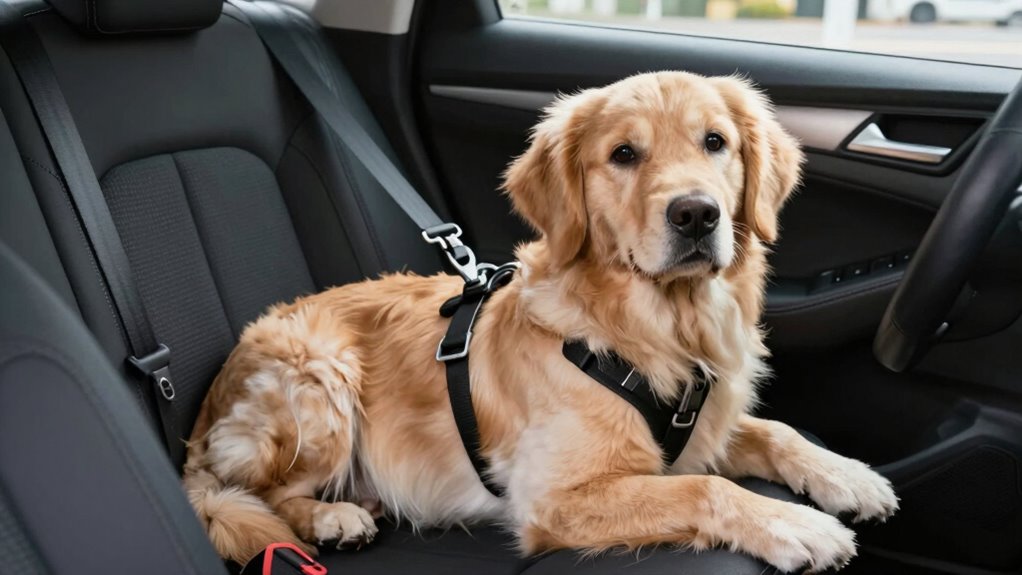 secure dog restraint properly