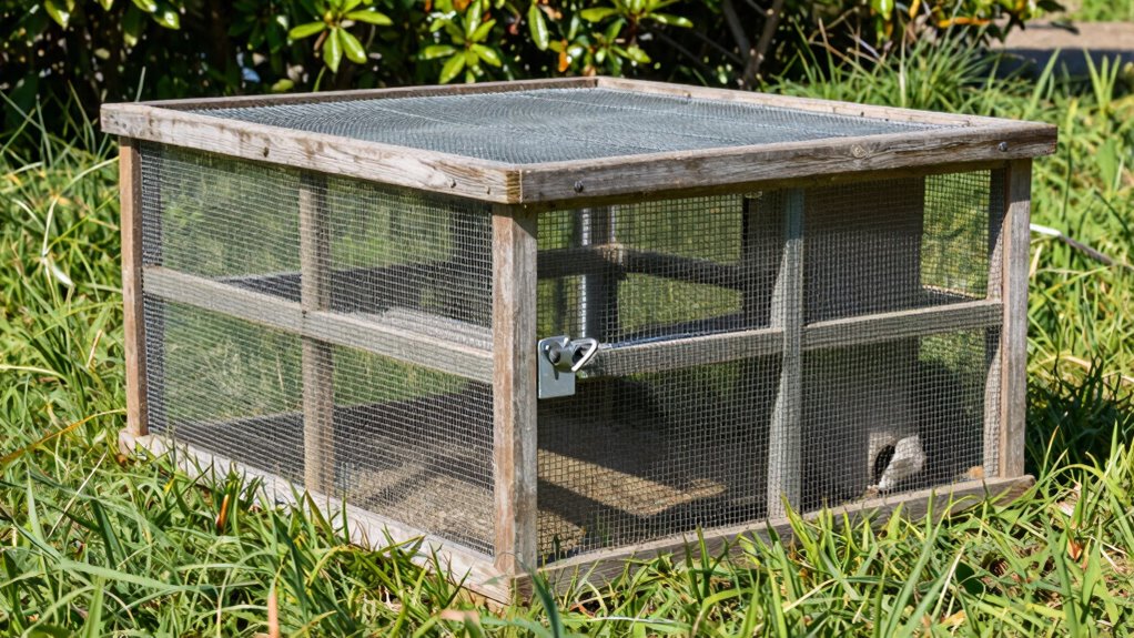 secure enclosure with hardware cloth