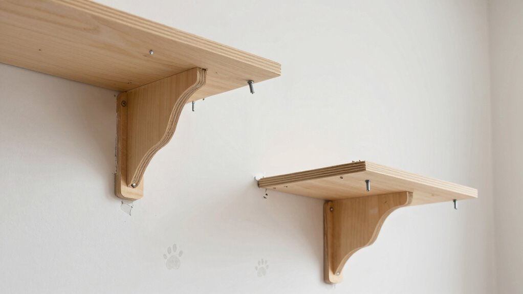 securely mount with proper anchors