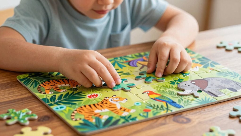 select recognizable animal puzzles