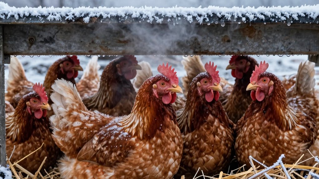 signs of chicken dehydration