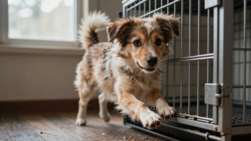 signs of crate anxiety