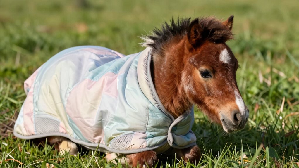 signs of miniature horse overheating