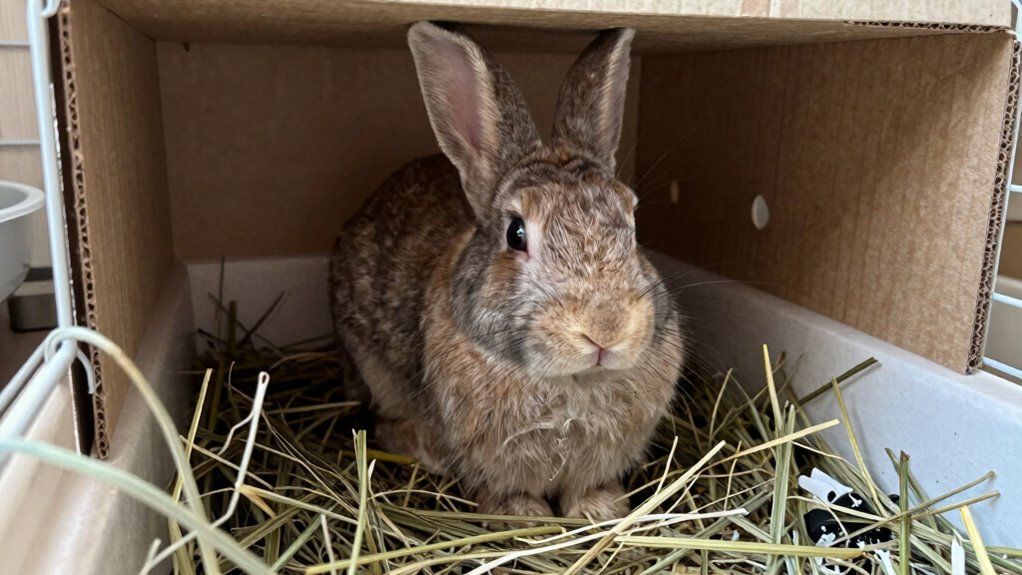 signs of rabbit stress