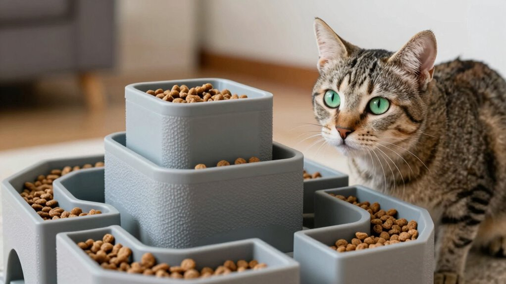 slow scientific cat feeding