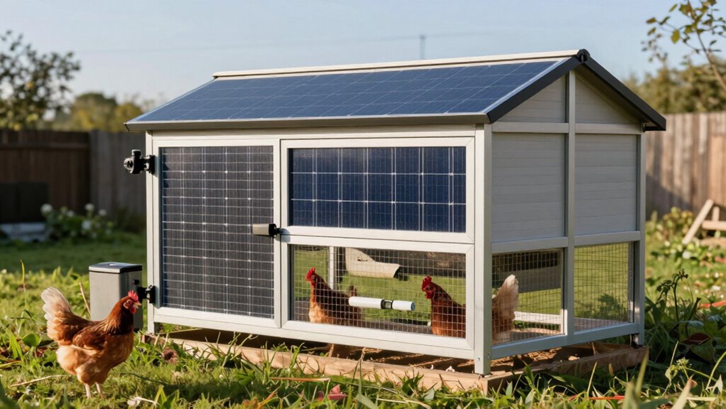 solar powered coop safety