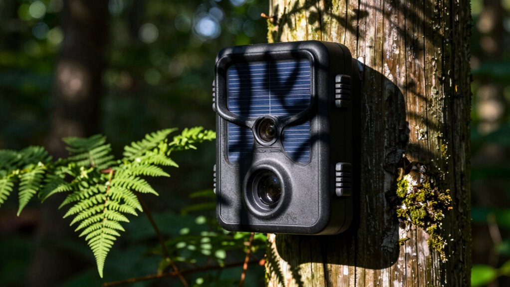 solar trail cams shade issue