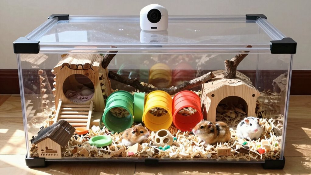 spacious stimulating gerbil habitat