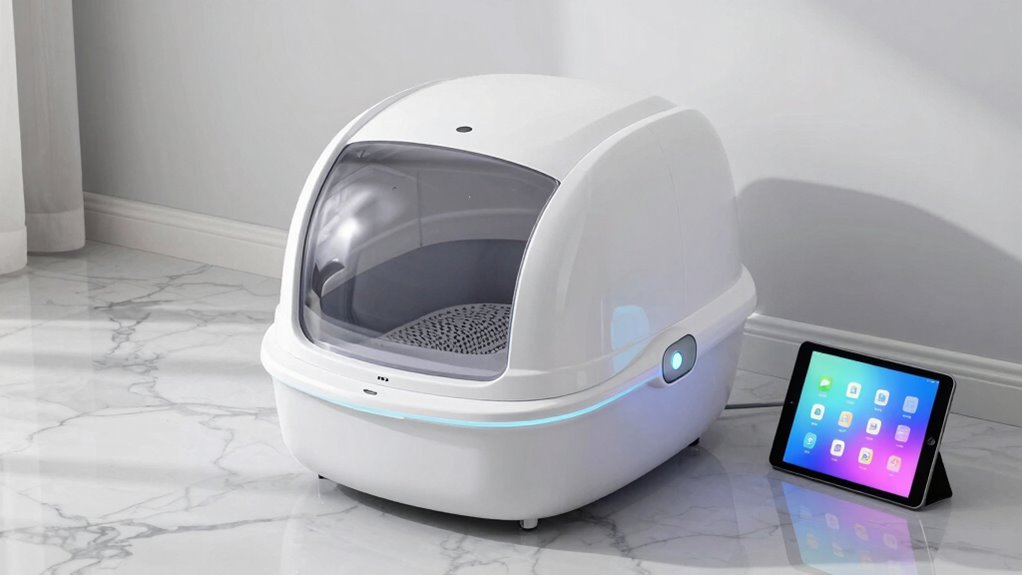top app enabled cat litter robots