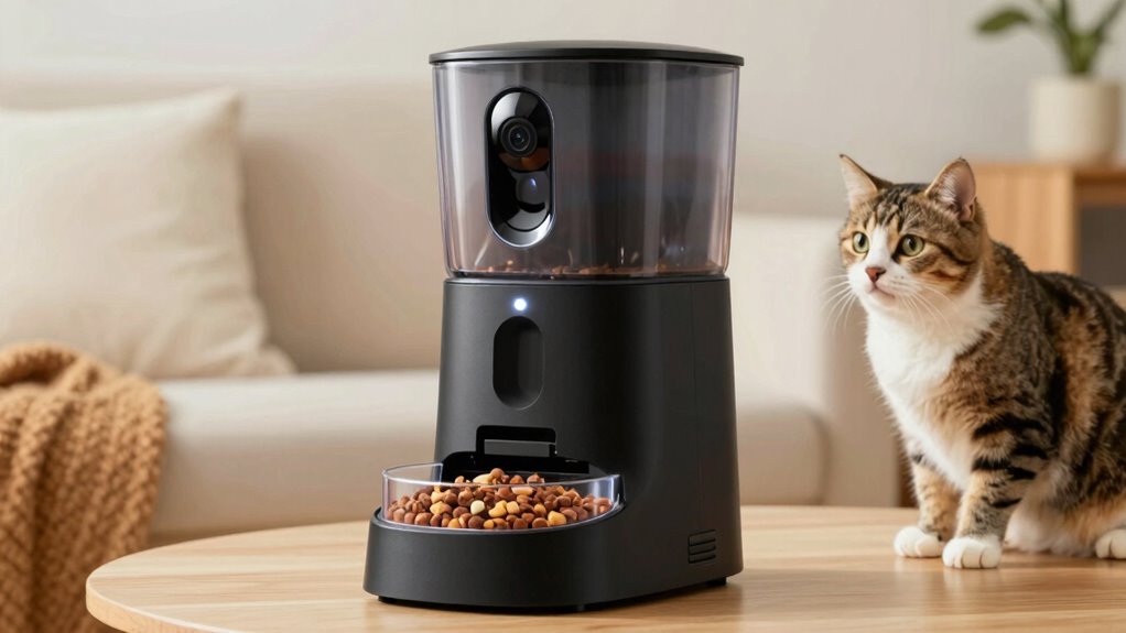 top camera equipped cat feeders
