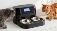 top dual bowl cat feeders