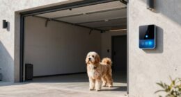 top garage door pet access