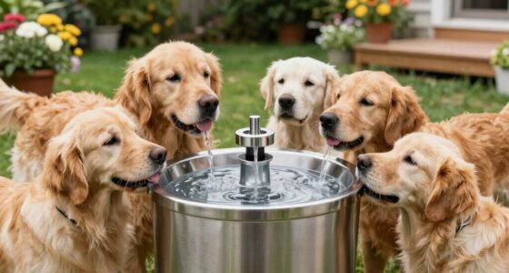 top large capacity dog fountains