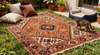 top large pet patio rugs