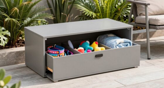 top patio storage bench boxes