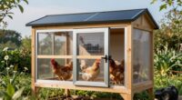 top solar chicken coop doors