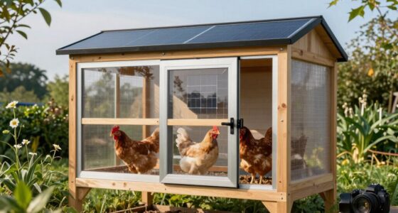 top solar chicken coop doors