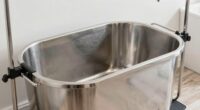 top stainless steel dog tubs