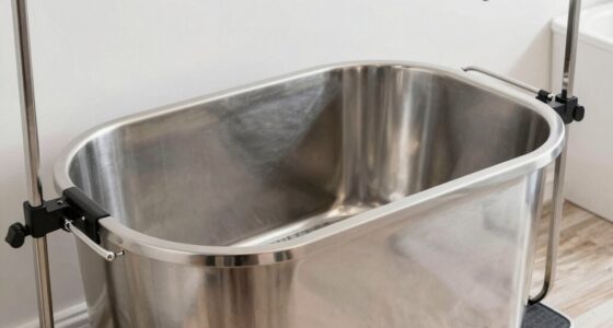 top stainless steel dog tubs