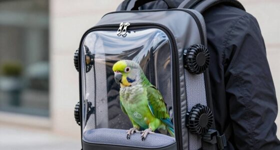 top ventilated bird carriers