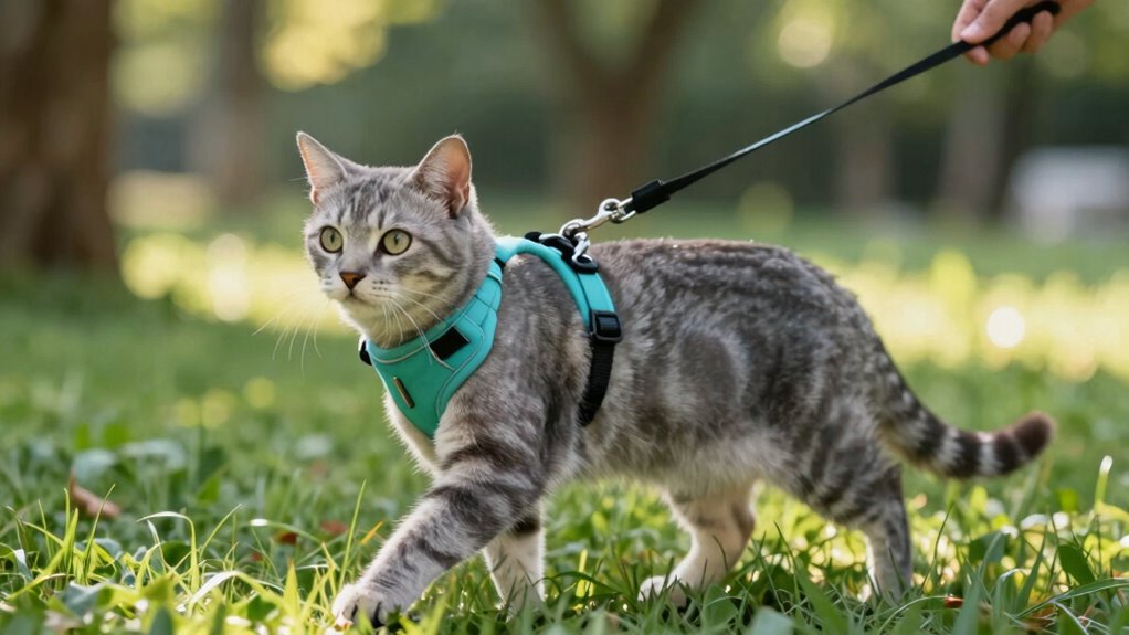 training cats for outdoor walks