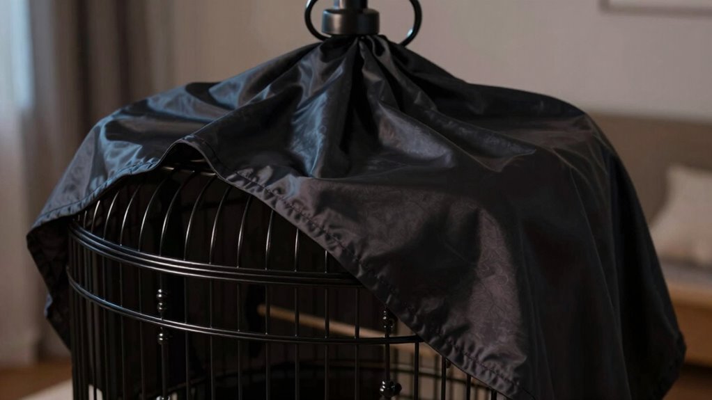 use cage cover appropriately