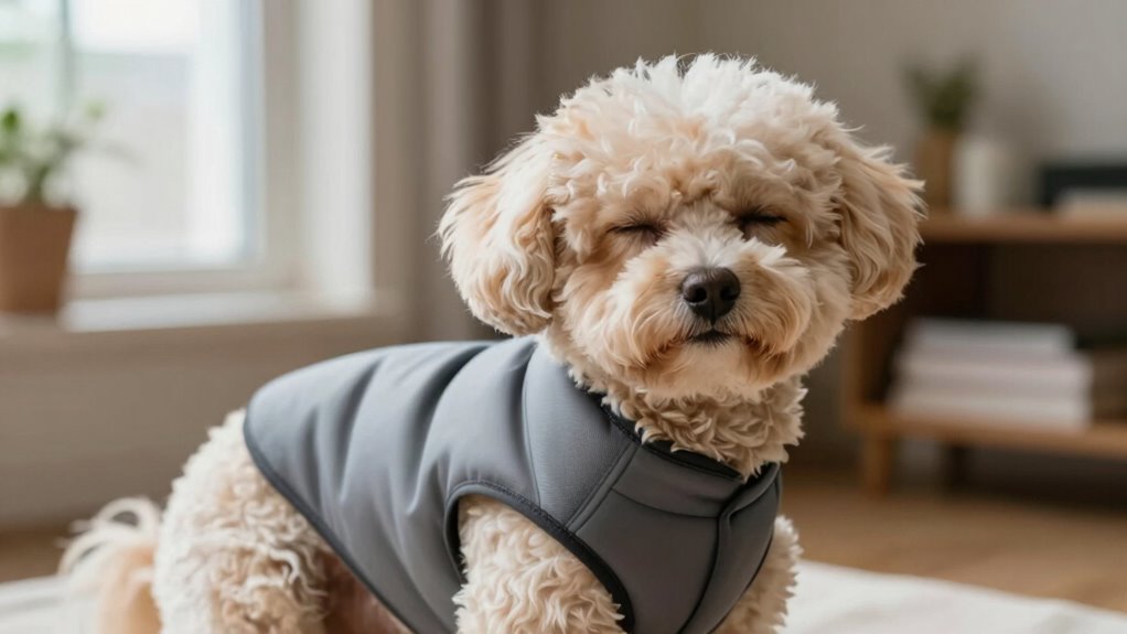 use calming vest during stress