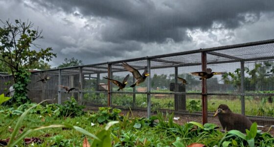 weather and predators threaten safety