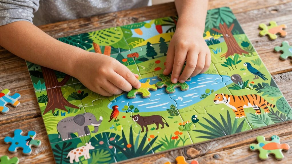 wildlife puzzles promote conservation