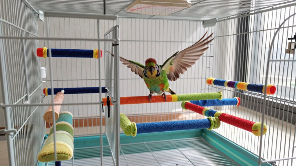 adequate durable bird enclosure