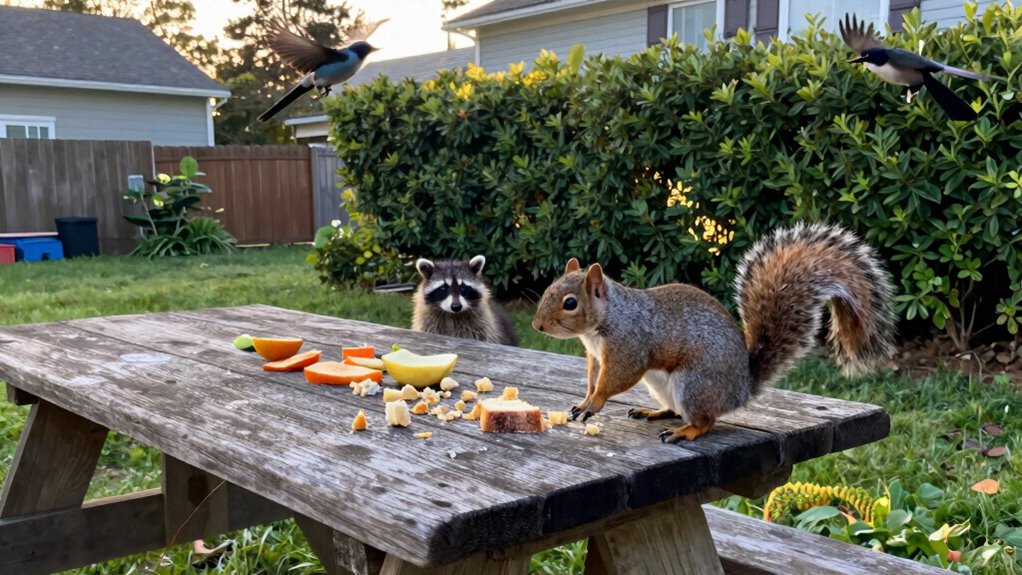 avoid feeding wild animals