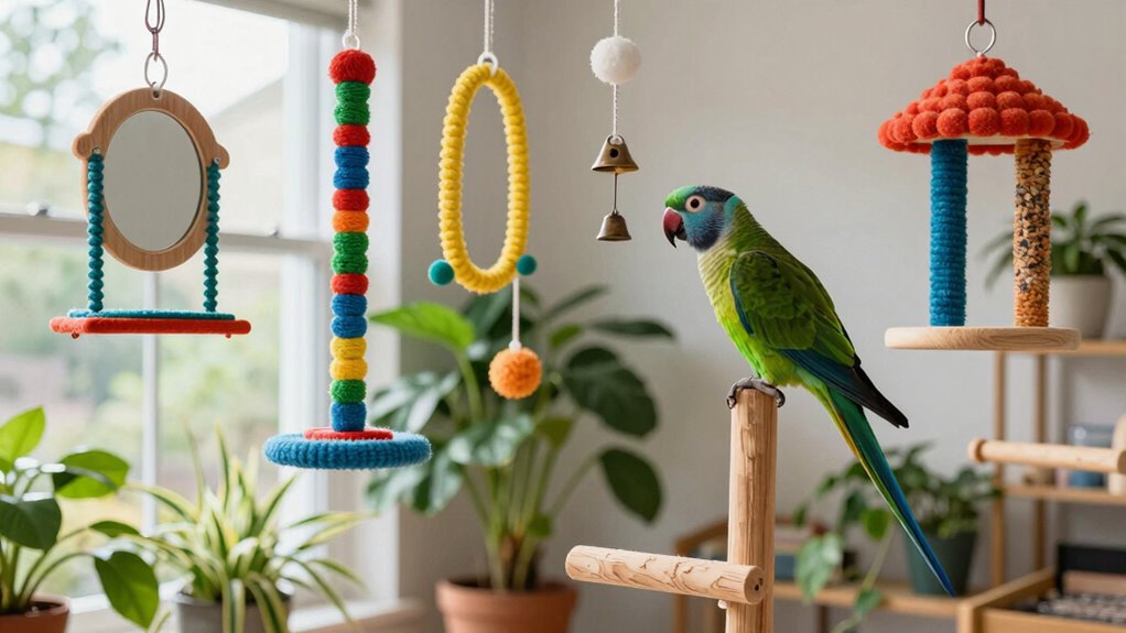 bird enrichment and socialization