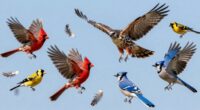 birds collectively attack predators