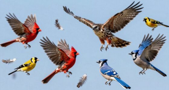 birds collectively attack predators