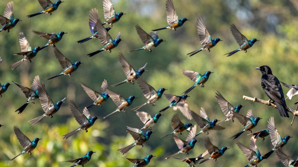 birds defend nests collaboratively