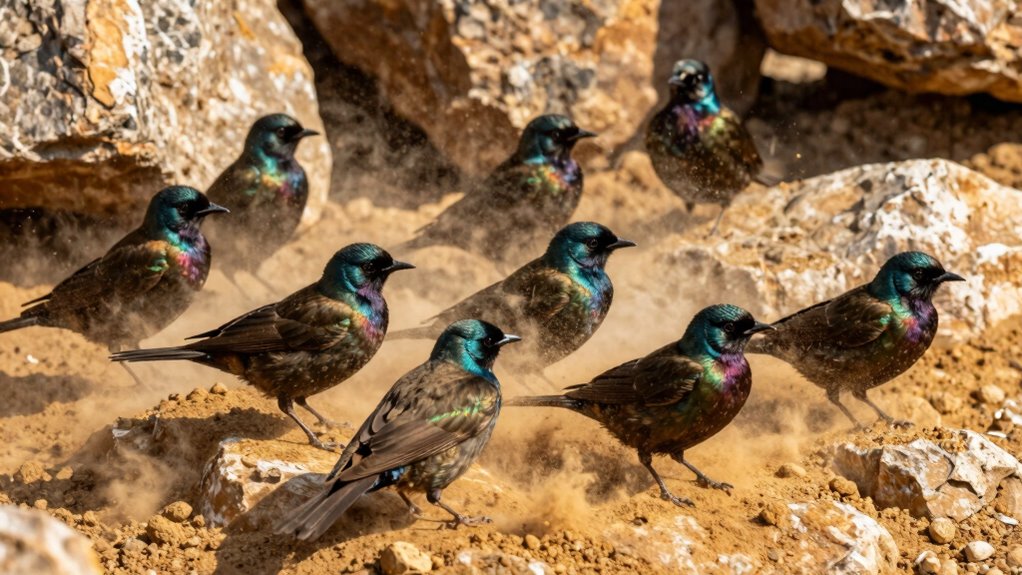 birds use dust baths