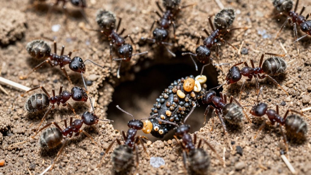 colony coordination through communication