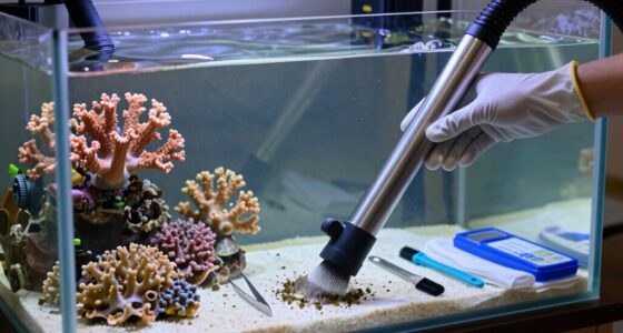 consistent aquarium maintenance routine
