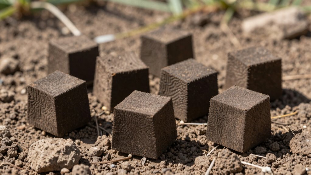 cube shaped droppings serve purposes